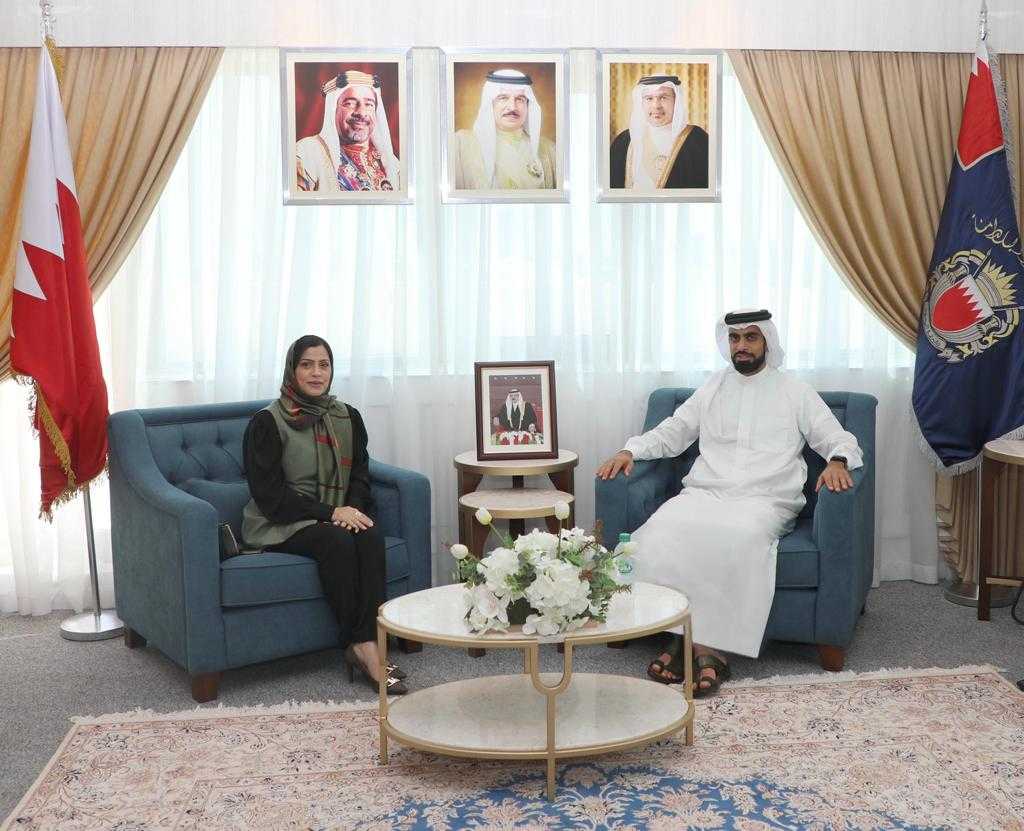 مدير عام تنفيذ الأحكام والعقوبات البديلة يستقبل النائب باسمة مبارك عضو مجلس النواب<